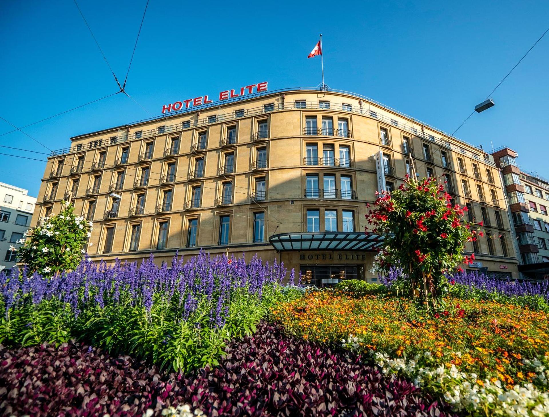 Art Deco Hotel Elite Biel Eksteriør billede