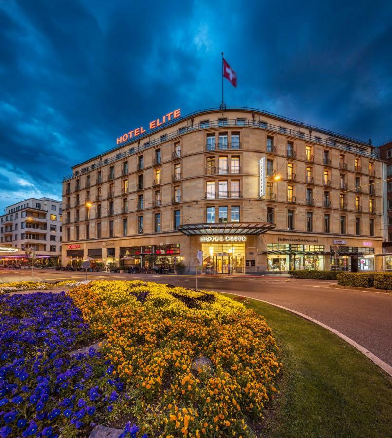 Art Deco Hotel Elite Biel Eksteriør billede